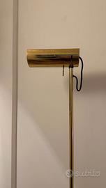 Lampada da terra vintage in ottone - Design 70/80