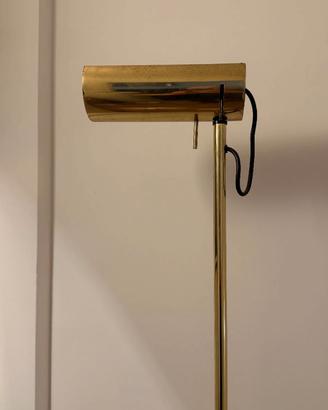 Lampada da terra vintage in ottone - Design 70/80