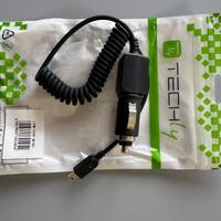 Alimentatore da auto con cavo mini USB