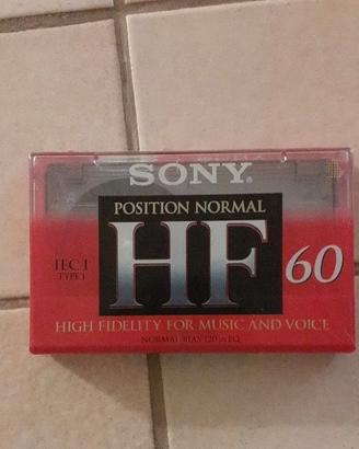 Audiocassetta Sony HF60 IECI/TYPE I