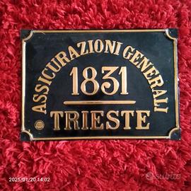 Targa assicurazioni Generali 1831