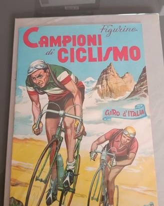 album figurine campioni di ciclismo giro d'italia