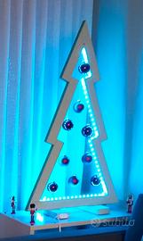 albero di natale in legno