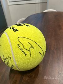 Pallina gigante tennis ATP Finals autografata