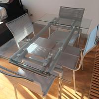 Tavolo di vetro temperato Effezeta