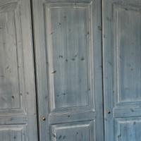 camera da letto in legno 