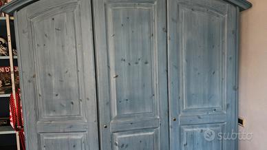 camera da letto in legno 