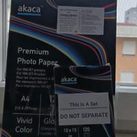 Confezione carta foto 120 in A4 e 120 10x15