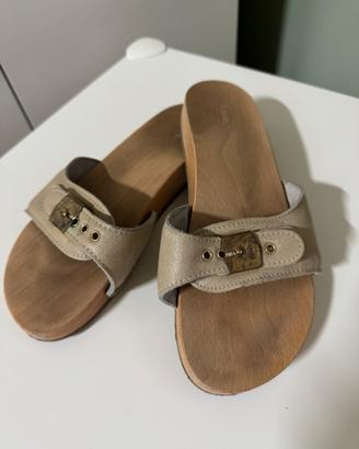 Zoccoli Scholl Pescura Flat