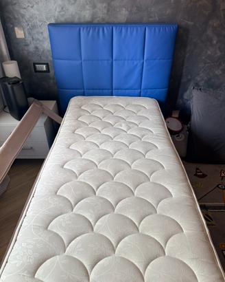 Letto imbottito contenitore singolo NUOVO