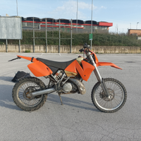 KTM EXC 300 2T 2001, omologata MOTARD