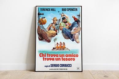 331 Poster Locandina Film Bud Spencer Terence Hill