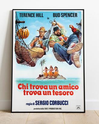 331 Poster Locandina Film Bud Spencer Terence Hill