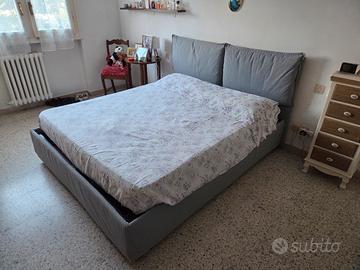Letto contenitore con materasso