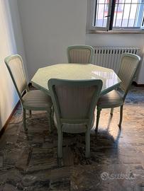 Sala  da pranzo completa stile veneziano