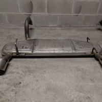 Marmitta 500 Abarth svuotata