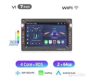 RADIO GPS ANDROID 14 PER SEAT SKODA VOLKSWAGEN VW 