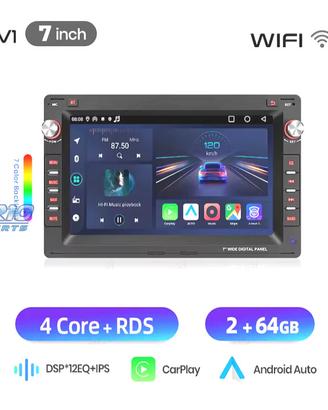RADIO GPS ANDROID 14 PER SEAT SKODA VOLKSWAGEN VW 