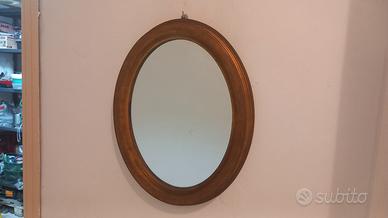 Antico Specchio in Legno massiccio 