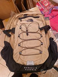 THE NORTH FACE ZAINO BOREALIS COLORE BEIGE NUOVO