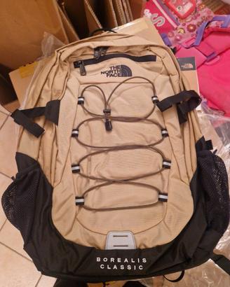 THE NORTH FACE ZAINO BOREALIS COLORE BEIGE NUOVO