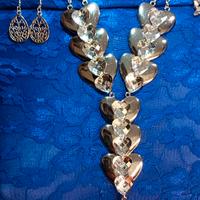 collana cuori e strass💓