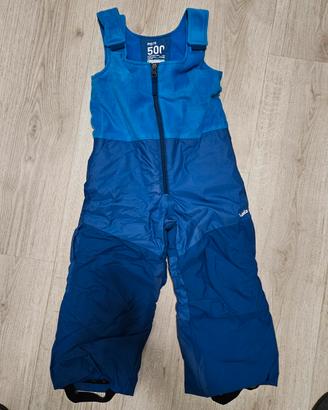 pantaloni salopette sci