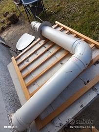 2 set tubi scarico fumi Immergas