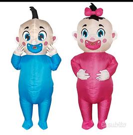 Costumi gonfiabili baby shower
