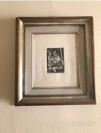 QUADRO INCISIONE SIMONEMORELLI  PROVA D'AUTORE