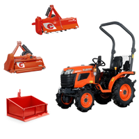 Trattorino Kubota B1-161 con attrezzi