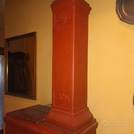 Stufa a legna terracotta Irsica
