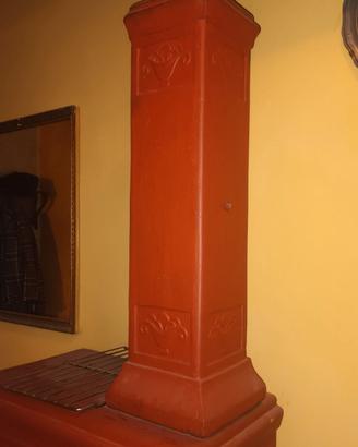 Stufa a legna terracotta Irsica