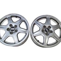 2 Cerchi In Lega Da 15" Per Volkswagen Golf 3 GTI