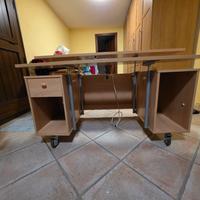 scrivania buono usato, buon legno 