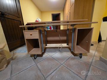 scrivania buono usato, buon legno 