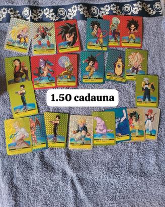 dragonball lamimcards holo alternativa gt