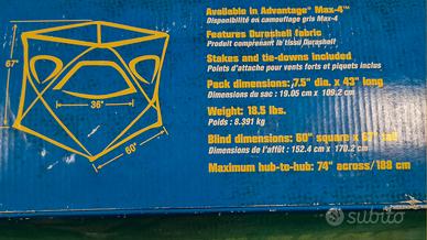 Capanno Ameristep Waterfowl Brickhouse usato