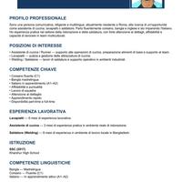 Kitchen Assistant o Dishwasher o Welding