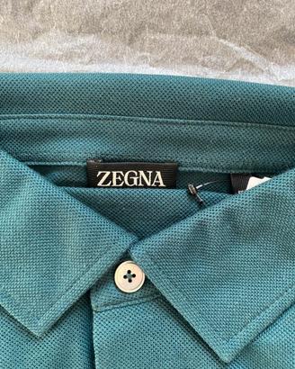 Polo manica lunga da uomo Zegna nuova