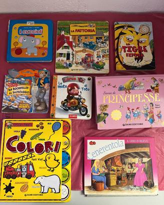 Lotto 8 libri cartonati per bambini – Dami, Sassi,