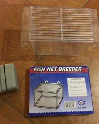 Sale parto e tergivetro magnetico per acquario