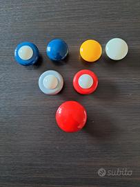 pomolini in plastica colori vari