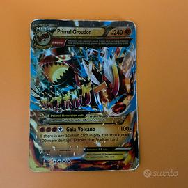 Carta pokemon Prima Groudon EX 86/160 Olo ENG 2015