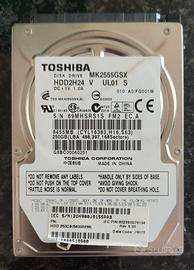 Hard disk Toshiba 2,5"  MK2555GSX 250gb SATA