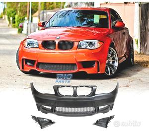 PARAURTI ANTERIORE BMW E81 E87 E82 04-13 LOOK EVO1