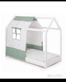 Letto montessoriano cuoricini