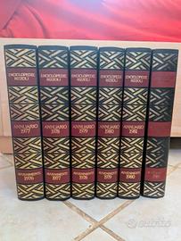 6 Annuari Enciclopedie Rizzoli
