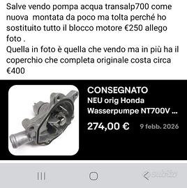 ricambi honda transalp700 