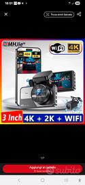 Dash Cam WIFI anteriore e posteriore